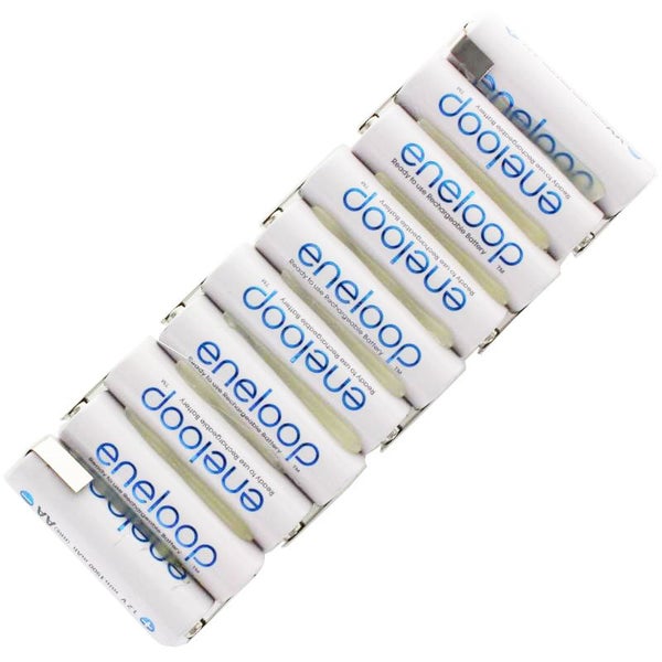 Panasonic eneloop Standard 12 Volt AkkuPack mit bis zu 2000mAh, mit Lötfahnen