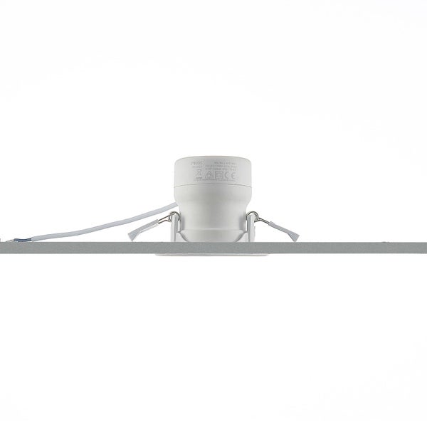 PRIOS LED (Modern) in Weiß aus Aluminium (1 flammig, ) Wohnzimmerleuchte