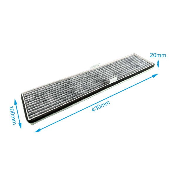 Aktivkohlefilter als Ersatz für Miele DKF18-P DKF 18 Active Air Clean Filter