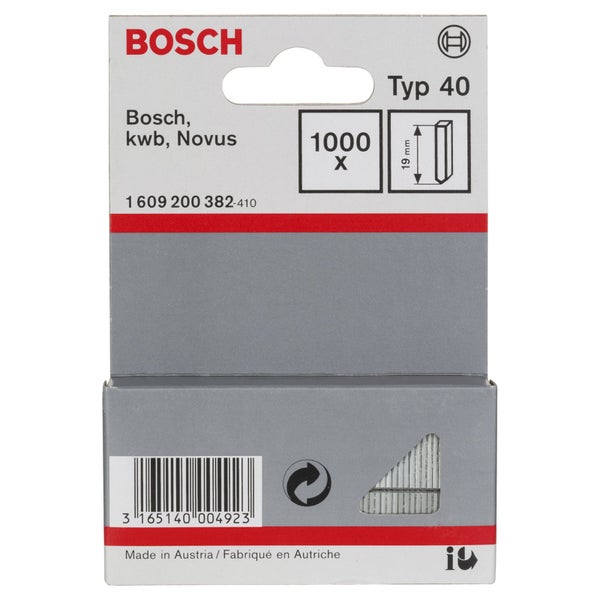Bosch Typ 40 Klammern, 1000 Stück