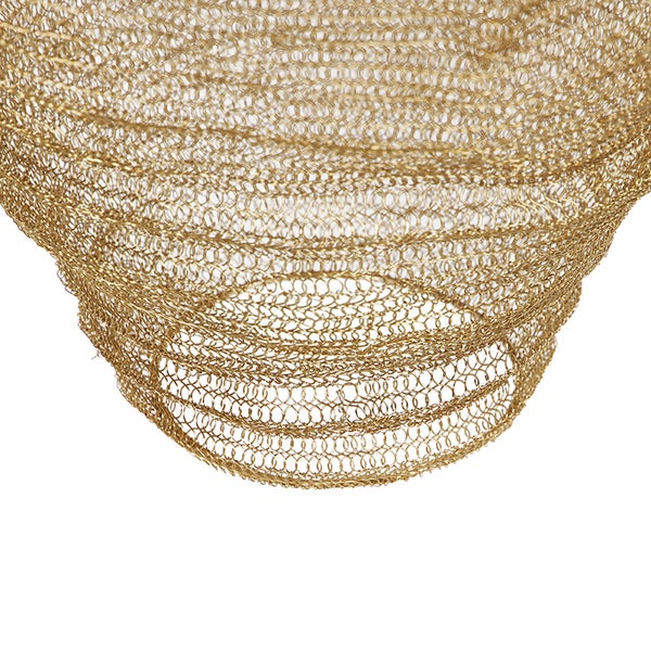 Dekorative Hängeleuchte aus Metalldraht