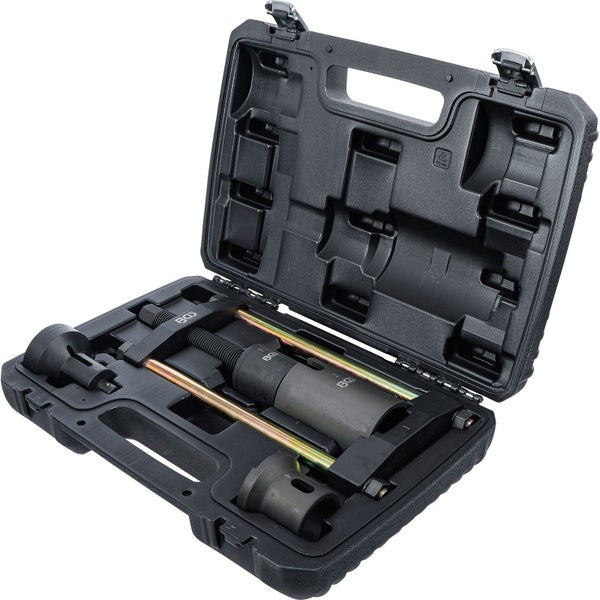 BGS Technic Werkzeugsatz zur Demontage von Silentlagern in geöffnetem Werkzeugkoffer