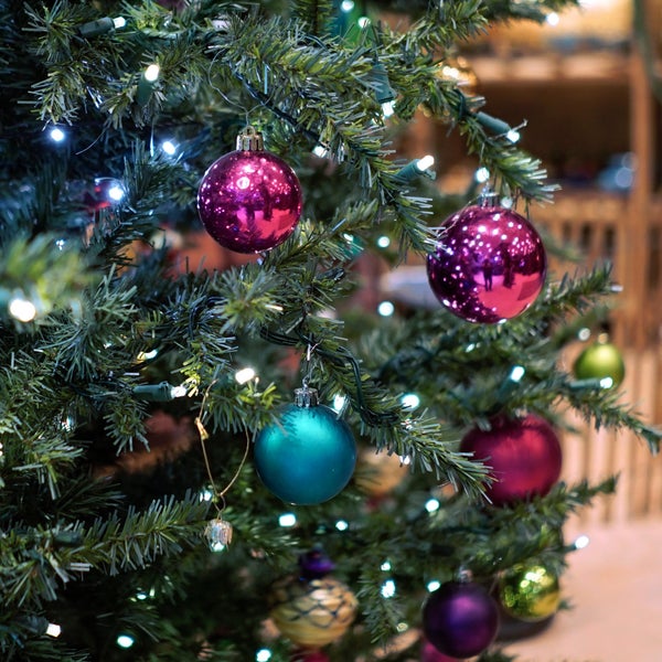ECD Germany LED Lichterkette für Weihnachten mit 720 LEDs, 54m, Kaltweiß, für den Innen- und Außenbereich IP44, Weihnachtsbeleuchtung Weihnachtslichterkette für Weihnachtsbaum, Kette auf Grünem Kabel