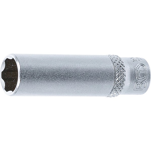 BGS Steckschlüssel-Einsatz Super Lock tief Antrieb Innenvierkant 6,3 mm (1/4) SW 10 mm - 2970