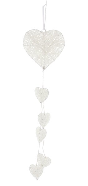 Dekoration Herz Mobile mit mehreren Herzen