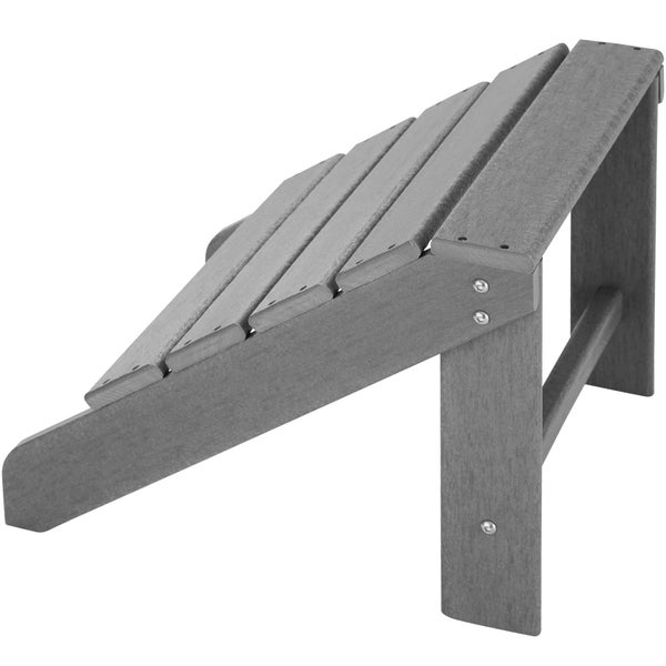 Schwarze Gartenmöbelgruppe aus Polyrattan mit grauen Auflagen und UV-Schutz