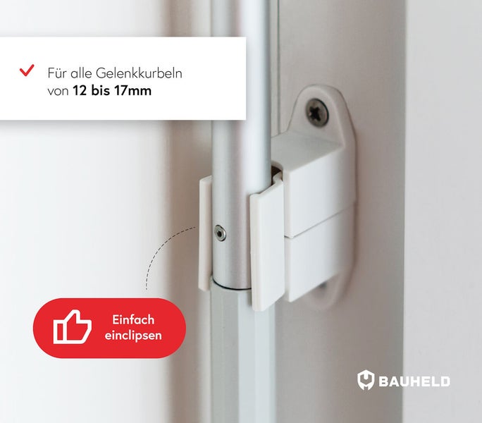 Gelenkkurbelhalterung für Gelenkkurbeln von 12 bis 17 Millimeter