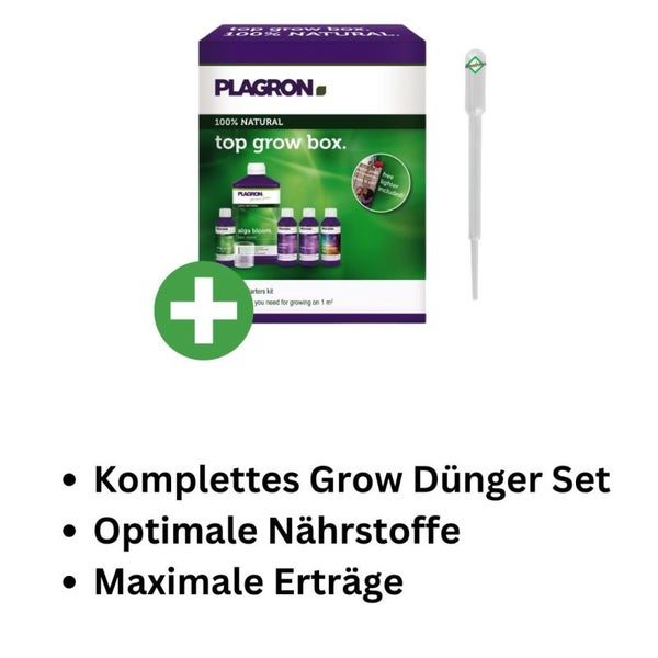 Plagron Bio Starterbox Big – 5-teiliges Ökologisches Düngerset für gesundes Wachstum & Blüte | Für Orchideen, Gemüse, Bonsai & mehr