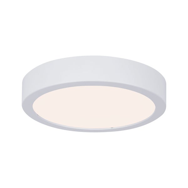 LED Einbauleuchte mit 6 Watt Leistung, dreistufiger Dimmfunktion und technischen Maßzeichnungen inklusive fünf Jahren Garantie.