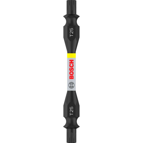 Bosch PRO Impact Schrauberbit mit Doppelklingen und Pick and Click-Einsätzen T25 65 mm - 2608522541