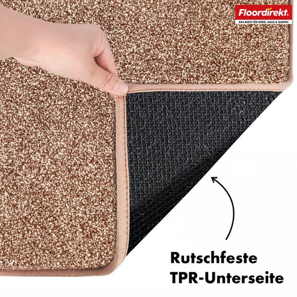 Floor direkt Teppich mit rutschfester TPR-Unterseite