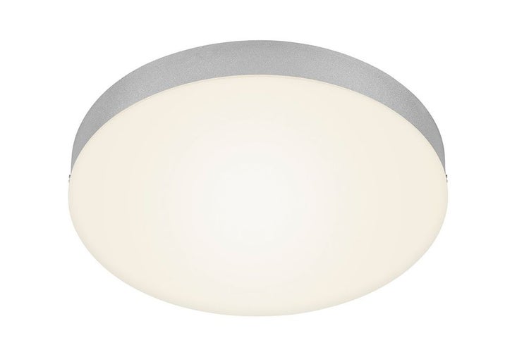 LED Aufbauleuchte Rahmenlos IP20 21W silber Metall-Kunststoff Ø 27,8 cm Briloner