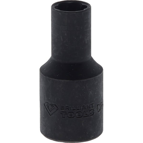 BRILLIANT TOOLS 1/2 Spiral-Profil-Stecknuss 10 mm - BT026001