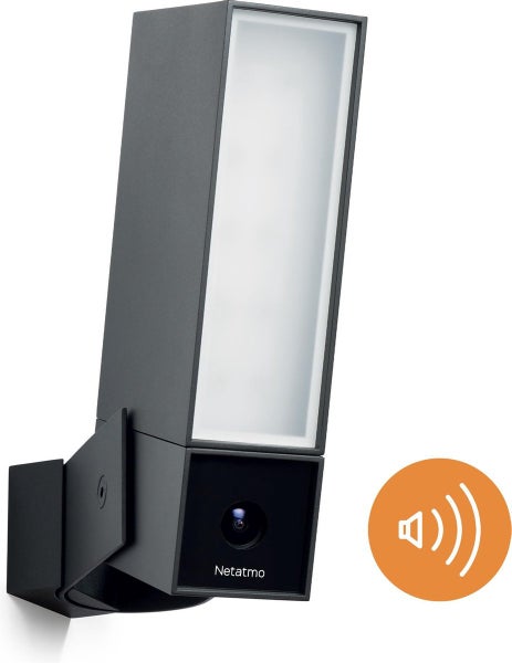 Netatmo Überwachungskamera mit Lautsprechersymbol