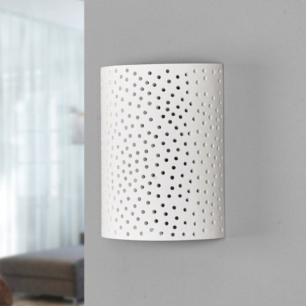 Lindby LED Deckenleuchte Jiru (Modern) in Weiß aus Gips/Ton (1 flammig, E14) - Lampe Deckenlampe Flurleuchte