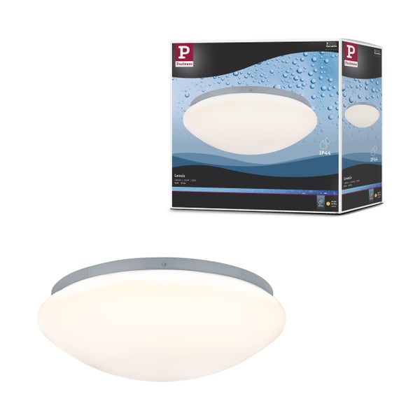 Paulmann LED-Deckenleuchte Leonis, rund, Schutzart IP44, warmweiß, inklusive Verpackung.