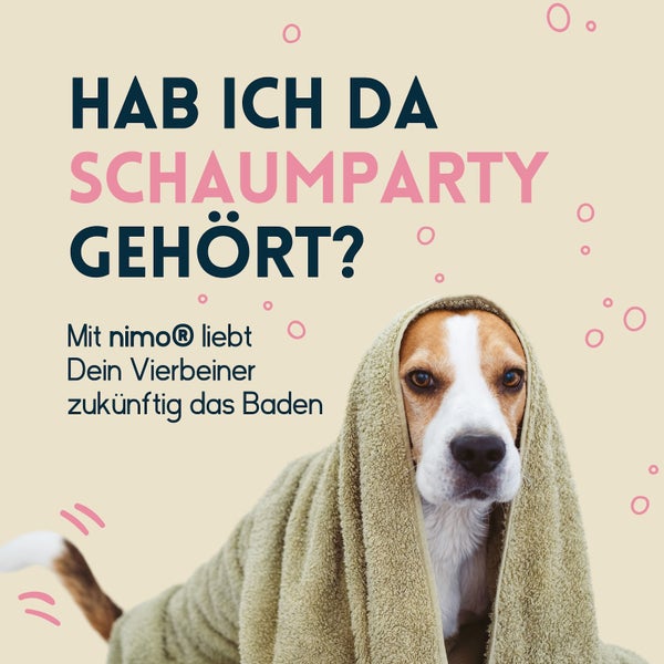 nimo® Hunde Shampoo sensitiv • ohne Duftstoffe und pH-Neutral für alle Rassen