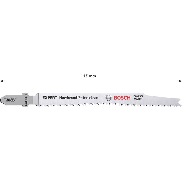 Bosch Stichsägeblatt Expert Hardwood, circa 117 Millimeter