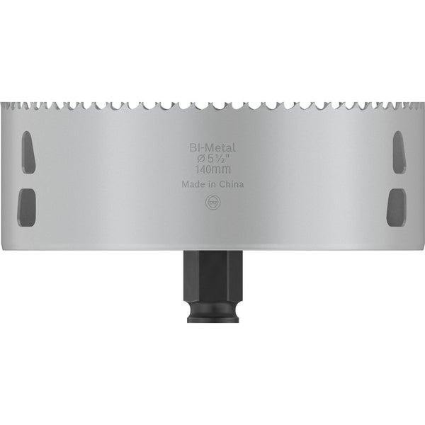 Bimetall Lochsäge mit einem Durchmesser von 140 Millimeter