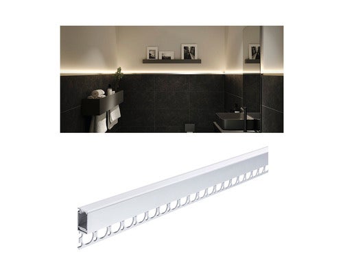 Paulmann LumiTiles LED Strip Einbauprofil Top 1 m Alu eloxiert/Satin