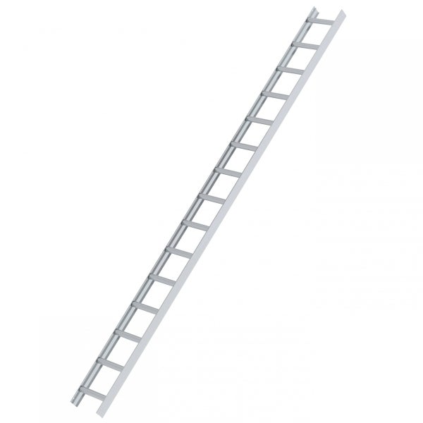 MUNK Aluminium Dachleiter 15 Sprossen Aluminium