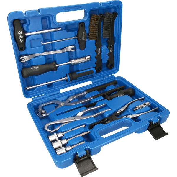 BRILLIANT TOOLS Universal-Bremstrommel und Bremsscheiben-Werkzeug-Satz 15tlg. - BT701250