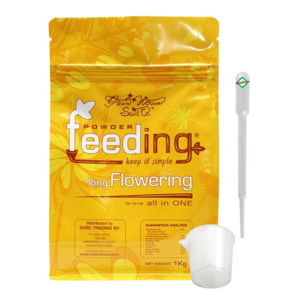 Green House Feeding Long Flowering Dünger 500 Gramm – Für langeblühende Pflanzen, All-In-One