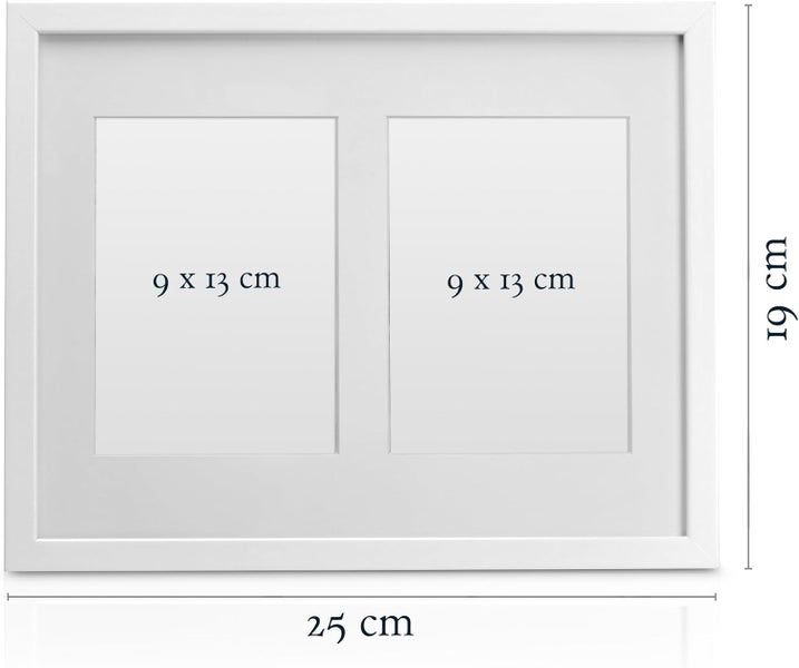 Bomoe Galeria Bilderrahmen Weiß (6tlg)