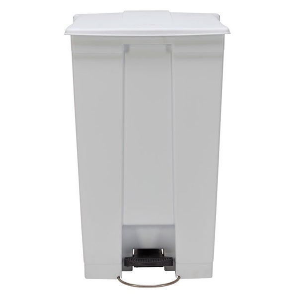 PROREGAL Rubbermaid Robuster Pedaleimer 87 Liter HxBxT 82,6 x 41 x 50,2 cm Aus Konformen Polyethylen Weiß