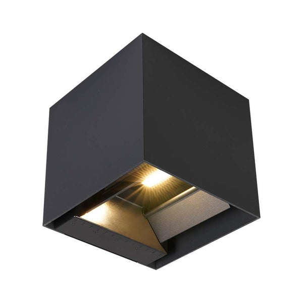 Solarleuchten - Solar-Wandleuchten Sensor - IP65 - Schwarz - 860 Lumen - 3000K