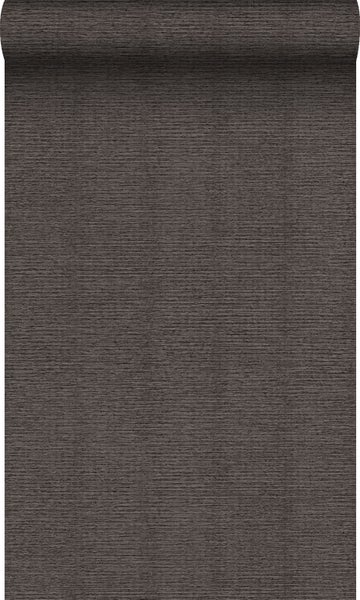 Origin Wallcoverings Tapete Leinen-Optik Taupe - 53 cm x 10.05 m - 347381