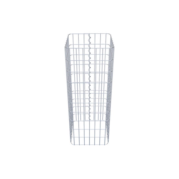 Gabionensäule 37 x 37 cm, MW 5 x 10 cm eckig - Höhe: 1,00 m