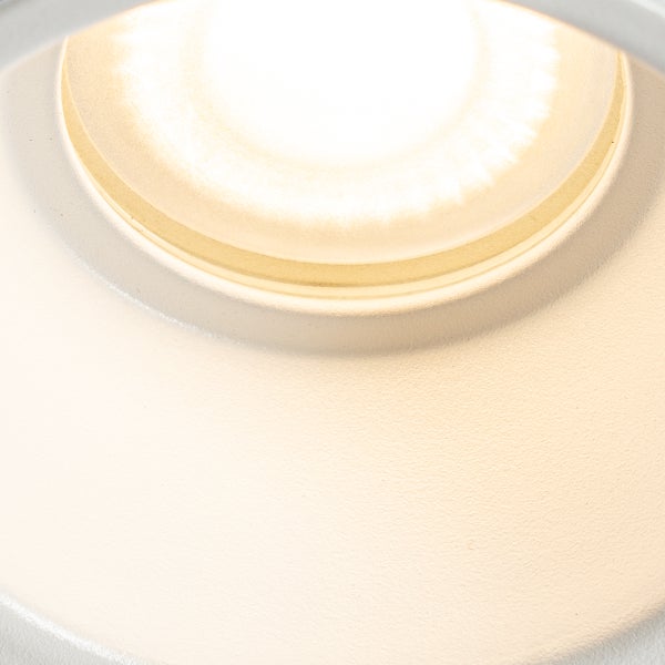 Set mit 6 Einbaustrahlern weiß GU10 50mm IP44 - Dept