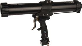Druckluft Kartuschenpresse für Kartuschen und Beutel mit ergonomischem Griff und Dosierregler