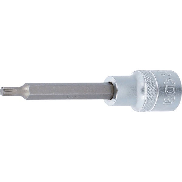 BGS Bit-Einsatz Länge 100 mm Antrieb Innenvierkant 12,5 mm (1/2) Keil-Profil (für RIBE) M5 - 4160