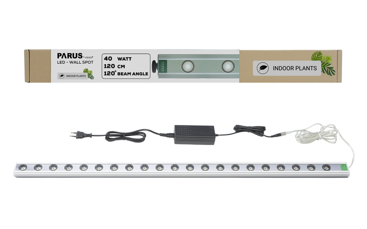 Parus by Venso Wall Spot 120cm, Abstrahlwinkel 120°, LED Wachstumslampe, Grow Light für Zimmerpflanzen und Grünpflanzen, Fassaden- und Wandbegrünung