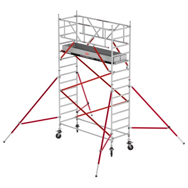 Altrex Fahrgerüst RS Tower 51 Plus Aluminium 0,90m breiter Rahmen mit Fiber-Deck Plattform 5,20m AH 0,90x3,05m