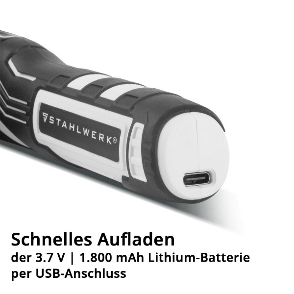 Akku-Lötkolben BLK-8 ST mit 480°C Löttemperatur im Komplett-Set