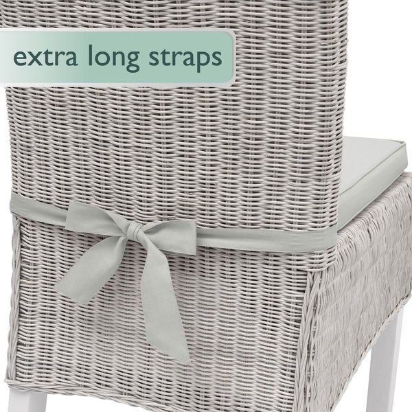 Beautissu Pia Stuhlkissen 45x40x5cm Grau (4tlg)