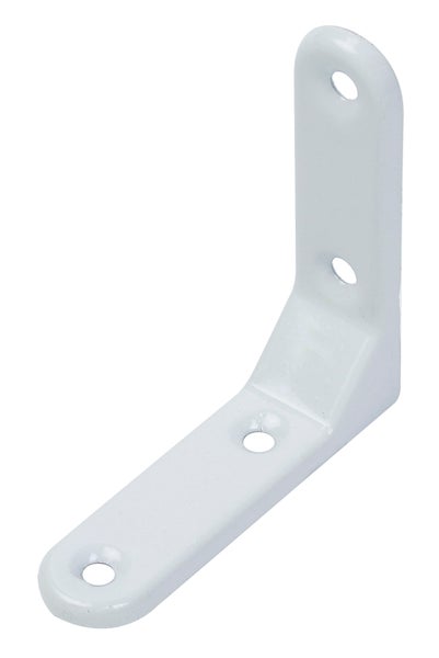 Winkelverbinder aus Metall mit Verstärkung für stabile Befestigungen