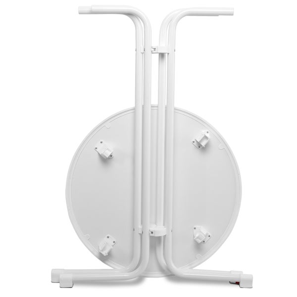 Beautissu Bellini Stehtisch Ø60cm Weiß