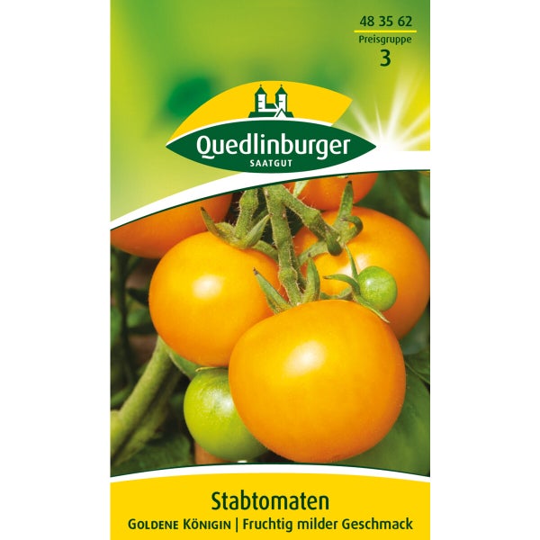 Stabtomaten Goldene Königin Samen von Quedlinburger SAATGUT