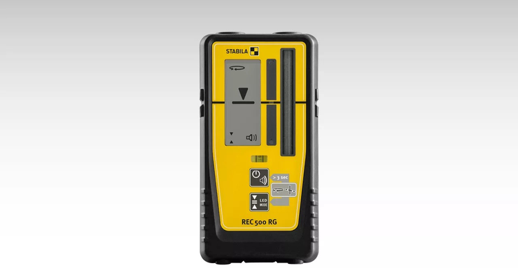 Stabila Rotations-und Linien Receiver REC 500 RG für rote und grüne Laser (außer LAX50) - 1 Stück