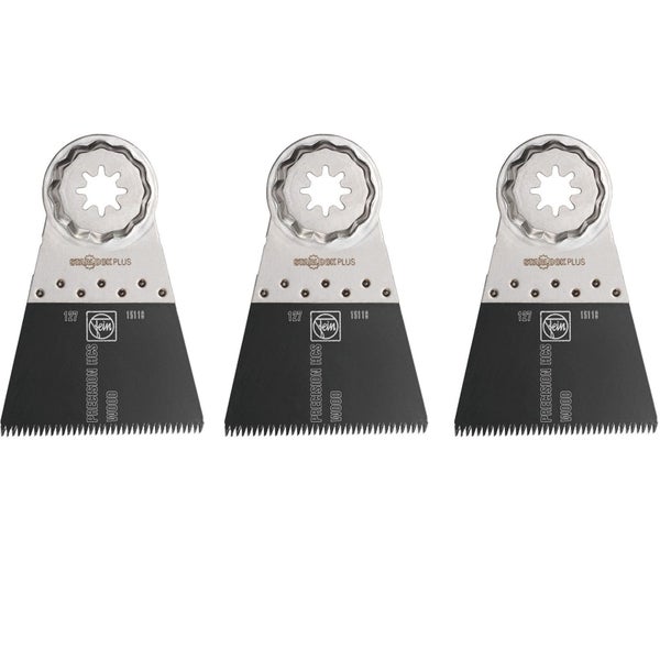 Drei Sägeblätter für Holz mit Starlock Plus Aufnahme