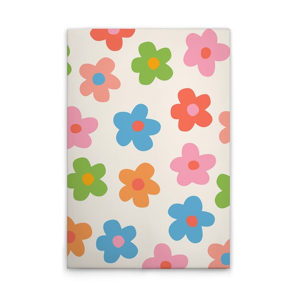 Leinwanddruck mit Blumenmuster