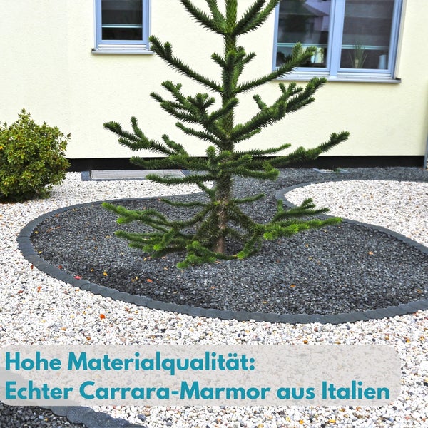 Gartenstuhl aus Polyrattan mit Armlehne und Sitzkissen, Rückansicht