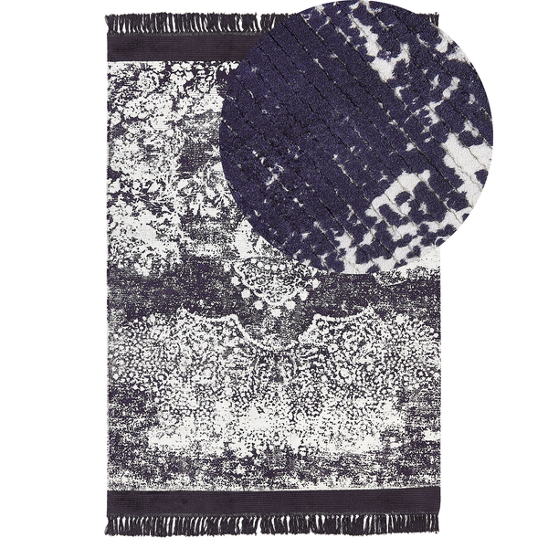 Teppich AKARSU Violett 160 x 230 cm Viskose