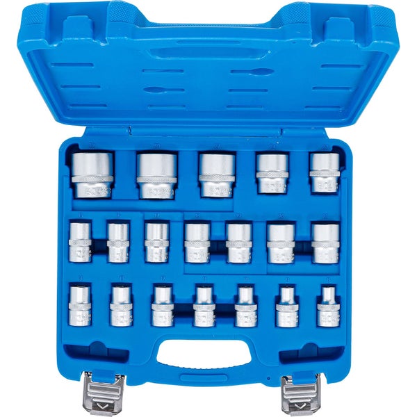 Steckschlüssel-Satz im blauen Koffer