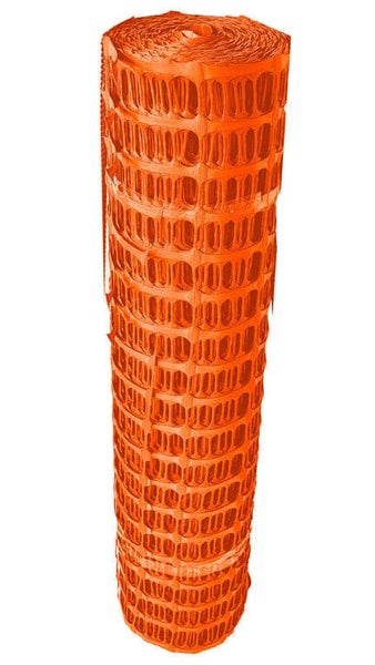 1 Rolle mit 1 m x 30 m Absperrzaun Kunststoff ORANGE, Bauzaun Warnzaun Warnnetz Zaun Netz (1 Rolle 30 m, Orange