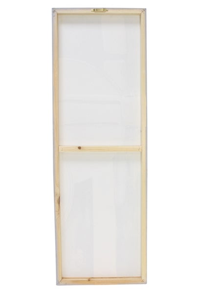 FRANK FLECHTWAREN | Wandbild Modern, 30 x 3 x 90 cm, HOLZ, TEXTIL